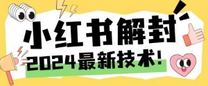 2024最新小红书账号封禁解封方法，无限释放手机号【揭秘】-网创学习资源