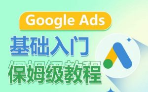 Google Ads基础入门保姆级教程，​系统拆解广告形式，关键词的商业认知，谷歌广告结构-网创学习资源