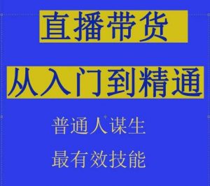 2024抖音直播带货直播间拆解抖运营从入门到精通，普通人谋生最有效技能-网创学习资源