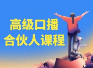 高级口播合伙人课程，百万粉丝博主教您提高口播能力-网创学习资源