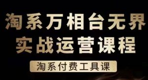 淘系万相台无界实战运营课，淘系付费工具课-网创学习资源