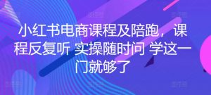 小红书电商课程及陪跑，课程反复听 实操随时问 学这一门就够了-网创学习资源