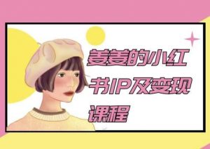 姜姜的小红书IP及变现课程，姜姜小红书2024-网创学习资源