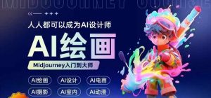 人人都要学的AI绘画设计，零基础教学，无需任何设计背景，轻松晋升AI设计师-网创学习资源