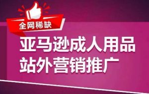 全网稀缺！亚马逊成人用品站外营销推广，​教你引爆站外流量，开启爆单模式-网创学习资源