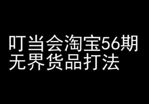 叮当会淘宝56期：无界货品打法-淘宝开店教程-网创学习资源